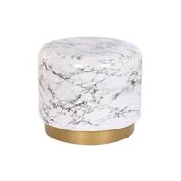 mesita auxiliar hierro 50x50x45 simil marmol