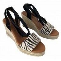 torres zapatos de tacon sandalia atada print cuna 7c para mujer