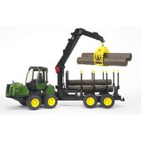 john deere 1210e forestal con 4 troncos
