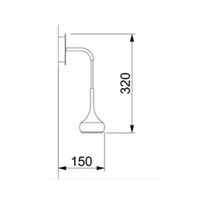 aplique de pared led mini maxi 8w