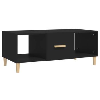 Mesa De Centro 102x50x40 Cm Madera - Negro