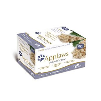Applaws Cat Pot Mixed Multipack 60g - Chicken Selection 8 x 60g