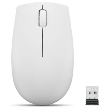 Ratón Lenovo GY51L15677 inalámbrico RF 1000 DPI gris ergonómico ambidiestro