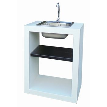 Módulo Con Fregadero Para Barbacoa Mini , De Obra