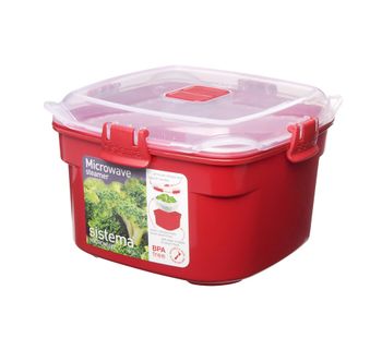 SISTEMA 1.4-litre Small Microwave Steamer