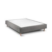 base de cama rigida 20 ascot  graphite conica 195 x 150 cm