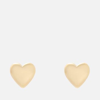 Astrid & Miyu Heart 18K Gold-Plated Sterling Silver Earrings