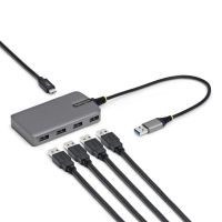 hub startech 5 puertos 5 gbps modelo 5g4ac-usb-a-hub usb-a y usb-c plug and play