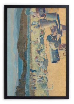 Cuadro con marco negro 40x30