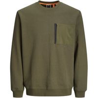 jack  jones jersey 12260006 jcooutdoor sweat crew neck forest night para hombre