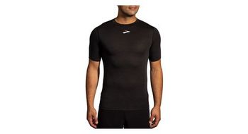 Maillot de manga corta brooks high point negro hombre