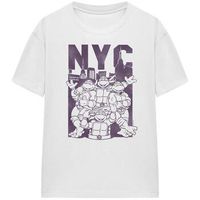 teenage mutant ninja turtles camiseta nyc para mujer