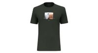 camiseta de manga corta salewa pure design dry verde oscuro