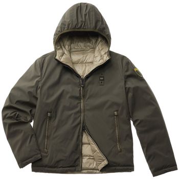 Blauer Abrigo de plumas q-nol-68691 para hombre