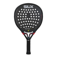 siux - pala de padel electra pro 2026 shadow red nivel profesional forma hibrida - equilibrio entre potencia y precision