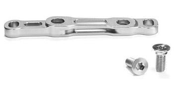 Adaptador de titanio para pinza de freno delantero shimano flat mount 140 160 mm absoluteblack gris