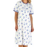 elegant short sleeve cotton classic nightdress
