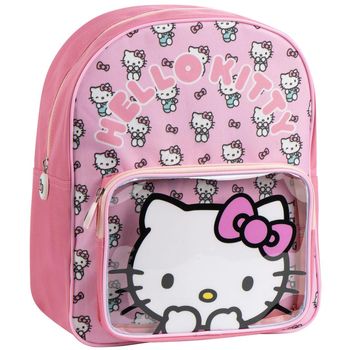 Hello Kitty Mochila Mochila Infantil Metalizada Rosa para niño