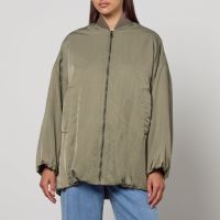 weekend max mara albero technical twill jacket - uk 6