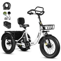 bicicleta electrica eskute t302 pro 250w 48v208ah plegable frenos disco accesorios blanco