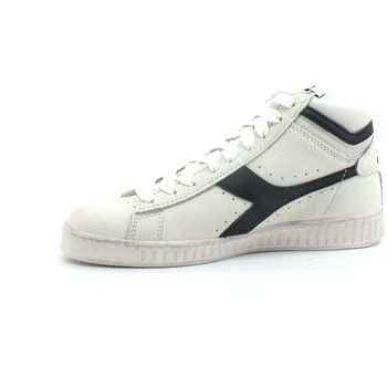 Diadora Deportivas Moda Game L High Waxed Sneaker White Black 501.17830001 para mujer
