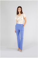 pantalon acampanado en tejido superstretch lavender 40