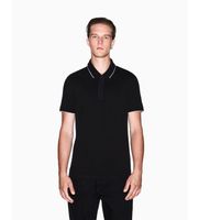 ax armani exchange para hombre xm001285af10366uc001 polo ideal xxl negro casual algodon manga corta