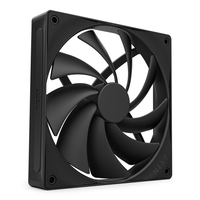 ventilador caja nzxt 140mm quiet airflow fan - single pack black rf-q14sf-b2