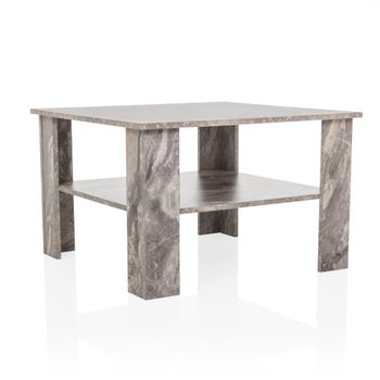 Mesa de centro con aspecto de madera gris
