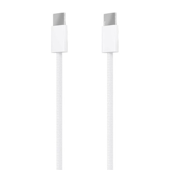 AISENS Cable USB 2 0 3A 60W Apple tipo USB C M USB C M Blanco 2 0m