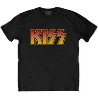 kiss tops y camisetas classic logo para mujer