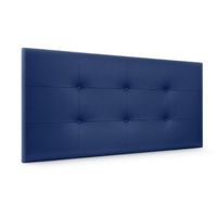 cabecero de polipiel capitone 105x60cm camas 105 - azul