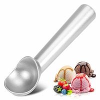 cuchara de helado 178 cm de aluminio antiadherente y anticongelante diseno resistente ideal para helados y masa de galletas