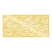 decoracion pared de metal decorative panel 5 oro 100x48 cm