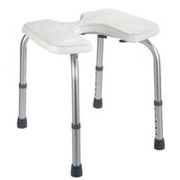 taburete higienico wenko secura ajustable en altura blanco