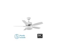 ventilador de techo metal color blanco serie braw 107cm