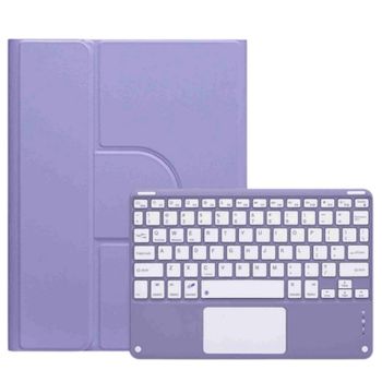 Royal Bailey Pd-c209 Funda Con Bluetooth Teclado Para Ipad 10th(2022)10.9 Morado