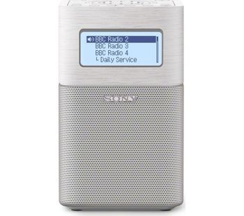 SONY XDRV1BTDW Portable DABﱓ Radio - White, White