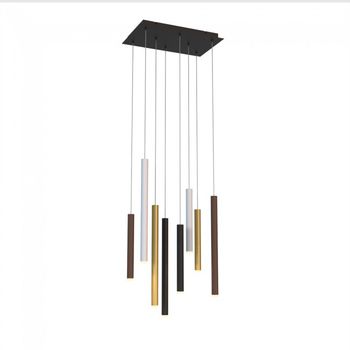 Lámpara colgante led cala ii (6x6w)