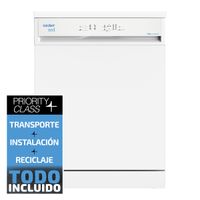 lavavajillas 60 cm sauber serie 1-dw6103w v e 12 cubiertos blanco  envio e instalacion gratis