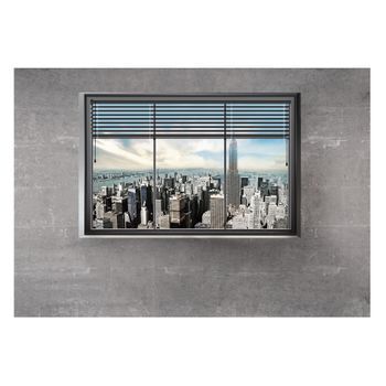 Papel Pintado 3d - Mundo Fuera De La Ventana (350x245 Cm)