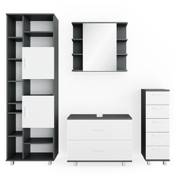 Conjunto De Muebles De Baño Ilias 4 Piezas Vicco