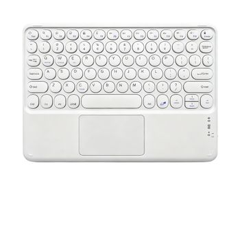 Teclado Inalámbrico Bluetooth con Ratón Táctil Integrado Portátil Recargable para Tablet de 10.1 pulgadas y PC