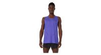 camiseta sin mangas asics metarun violeta hombre