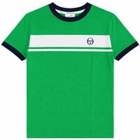 sergio tacchini tops y camisetas master t-shirt fern greenwhitemaritime blue para hombre