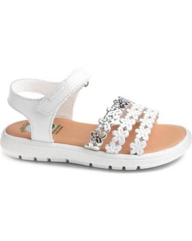 de PABLOSKY SANDALIA DE PIEL PARA NINA 442200 COLOR BLANCO
