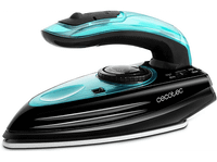 plancha de vapor - cecotec goforce 8000 folding titanium de viaje 1200 w 53 gmin negro