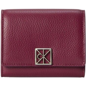 Calvin Klein Jeans Cartera Emblem Hw Pebble Trifold W/Zip para mujer