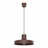 lampara colgantes marron acero alt 120 cm