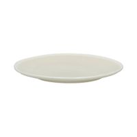 plato de postre de porcelana beige